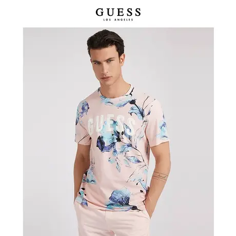 GUESS 男士潮流印花T恤-M2GI12J1311商品大图