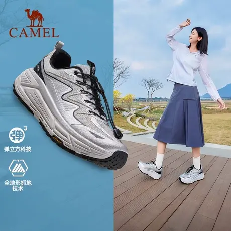 骆驼跑步鞋男女2025夏季新款缓震回弹防滑耐磨百搭户外慢跑运动鞋商品大图