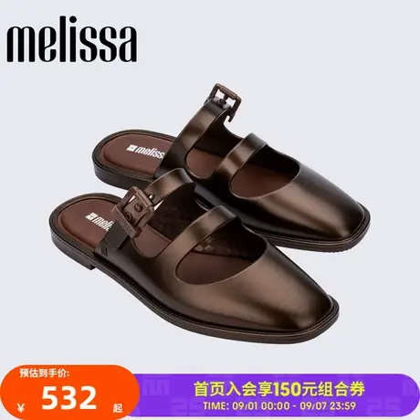 Melissa/梅丽莎新品女时尚休闲外穿包头托一字拖休闲拖鞋36122商品大图
