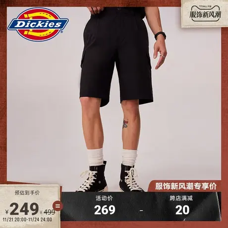 Dickies 春夏工装情侣双色调布料休闲版型短裤宽松商品大图