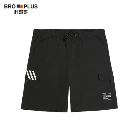 胖哥哥大码男士2023夏季新款工装短裤加肥加大潮牌宽松百搭五分裤商品大图
