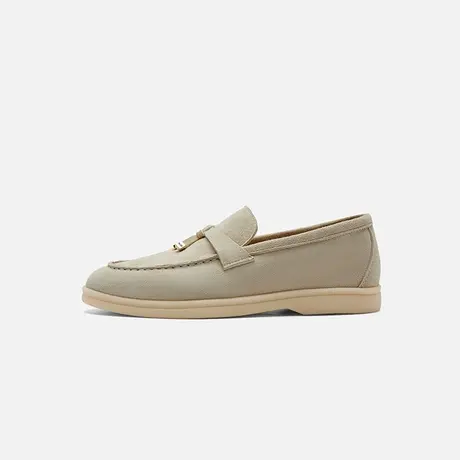 Nine West/玖熙2025春季新款乐福鞋女复古流苏吊坠平底通勤单鞋女图片