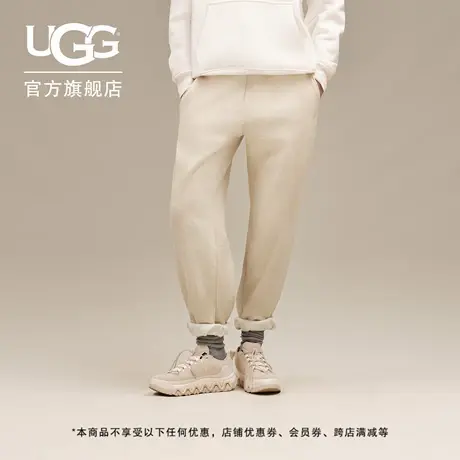 UGG秋季女士时尚舒适纯色松紧腰带束脚经典运动裤休闲长裤1158770商品大图