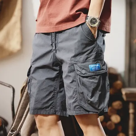 Modi Nick/摩帝尼克时尚潮流工装裤休闲短裤薄款男士工装五分裤商品大图