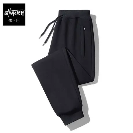 伟臣大码男装春季胖子男士简约休闲裤肥佬长裤加肥加大宽松裤子男商品大图