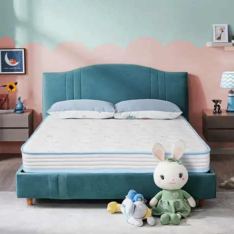 富安娜银离子抗菌防螨床垫椰棕护脊软硬两用席梦思儿童弹簧床垫商品大图