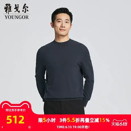 【商场同款】雅戈尔男士羊毛衫秋冬新款官方商务休闲羊毛衫男商品大图