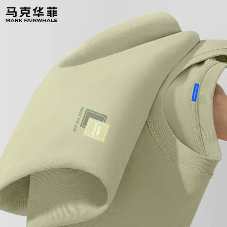 马克华菲打底衫男纯棉透气男士长袖t恤2025新款春秋季男生上衣服X商品大图
