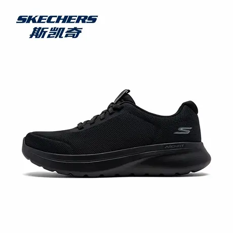 Skechers/斯凯奇男鞋运动鞋黑色网面跑步鞋秋季2025新款鞋子跑鞋商品大图