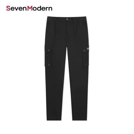 【清仓商场同款】柒牌旗下潮牌SevenModern时尚修身青年休闲裤商品大图