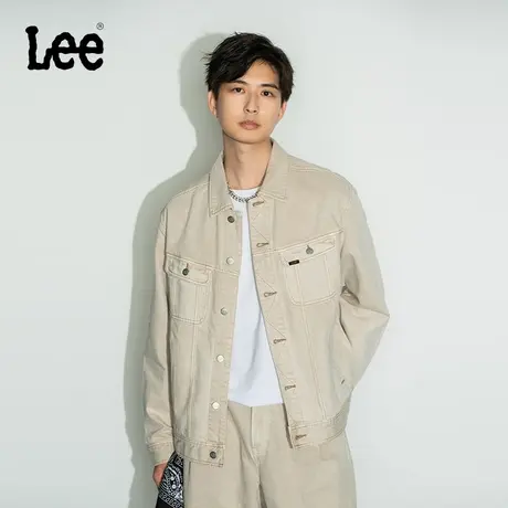 Lee商场同款舒适版多色男版翻领休闲夹克外套潮流LMT0037345TQ图片