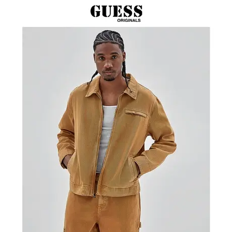 【38上新季】GUESS Originals    男美式复古休闲翻领夹克外套图片