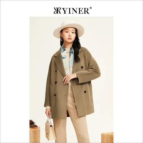 【音儿甄选】YINER音儿专柜女装2022冬季新款毛呢外套8C32510390商品大图