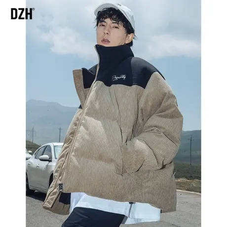 男士灯芯绒冬季棉衣外套男棉服男款2023新款袄子防寒服高级感棉袄图片