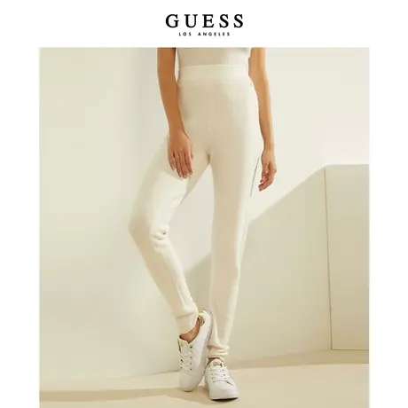 GUESS新款女士纯色微弹休闲打底裤-W1BR08Z2QA0商品大图