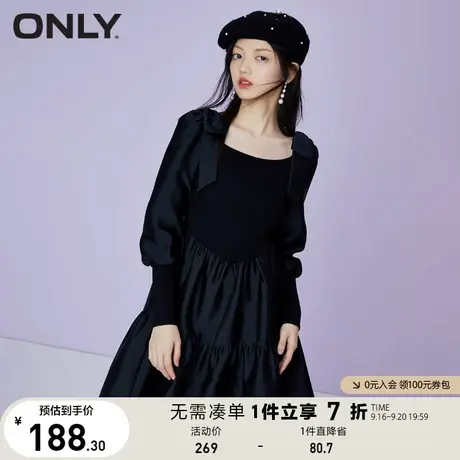 ONLY奥莱夏季小黑裙连衣裙女图片
