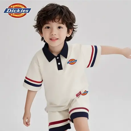 Dickies童装男童polo套装夏季儿童潮牌短袖t恤男孩夏装运动服薄A商品大图