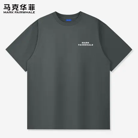 【重磅纯棉】马克华菲美式复古短袖T恤男2025新款宽松圆领上衣夏X图片