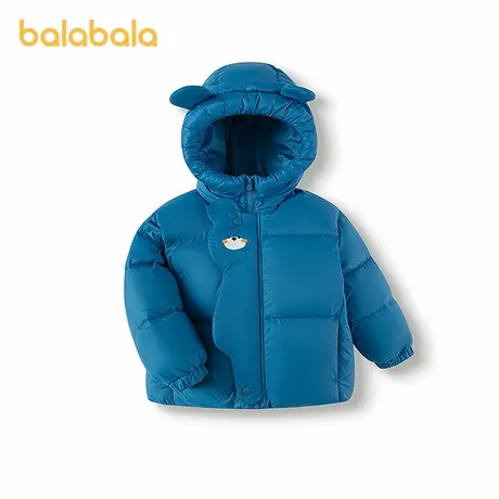 巴拉巴拉balaOne儿童羽绒服男童女童冬连帽外套保暖宝宝三防2025商品大图