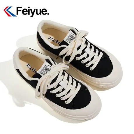 feiyue/飞跃百搭厚底休闲鞋女鞋2024春季款低帮透气运动帆布鞋907图片
