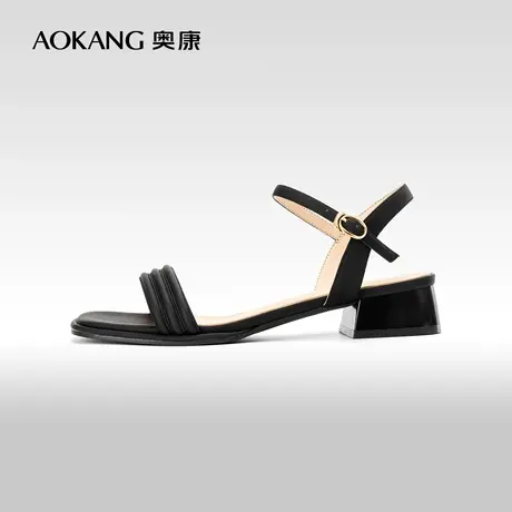 奥康女鞋 夏季新款休闲时尚女士时装凉鞋露趾气质优雅简约潮图片