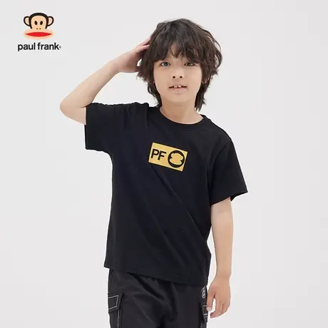 大嘴猴童装男童短袖t恤2023年夏季新品半袖中大儿童纯棉上衣体恤商品大图