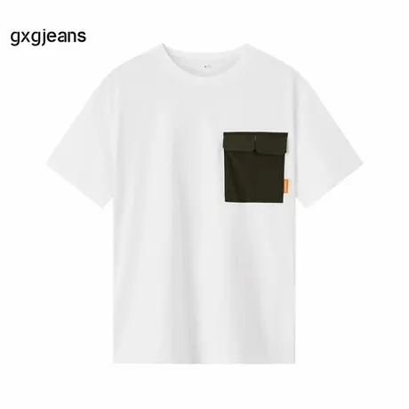 gxg.jeans男装2024年夏季新款圆领短袖T恤JEX14401442图片
