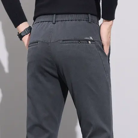 男装冬天商务正装西裤冬季2024新款弹力修身直筒休闲长裤子秋冬款商品大图