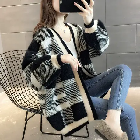 毛衣2023年新款女装秋冬季秋款秋装女士针织开衫宽松百搭外穿爆款图片