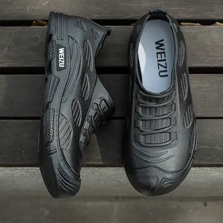 雨鞋男款厨房防滑水鞋雨天男鞋劳保胶鞋冬季加绒棉雨靴男士防水鞋商品大图