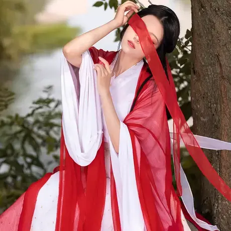 柏舟 如梦霓裳汉服女装15周年店庆晋制大袖交领襦裙夏季魏晋风图片