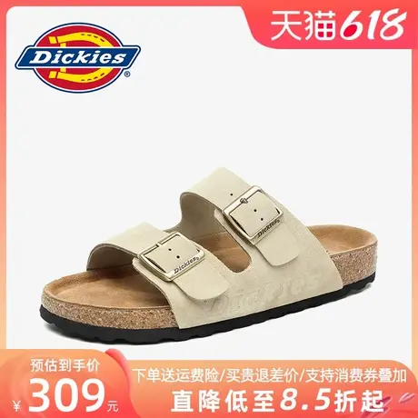 Dickies勃肯拖鞋2025新款夏季外穿耐磨男款凉鞋男士踩屎感沙滩鞋商品大图