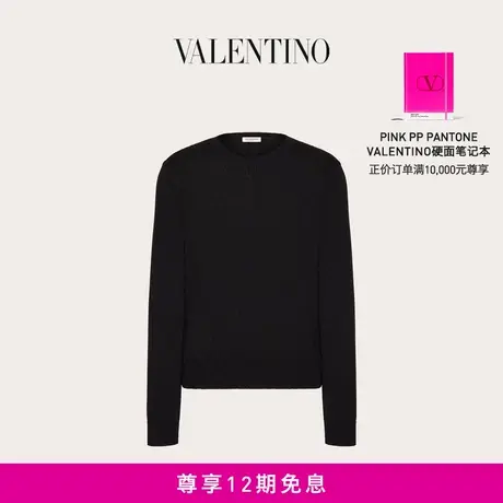 【24期免息】华伦天奴VALENTINO男士V标志圆领羊毛衫商品大图