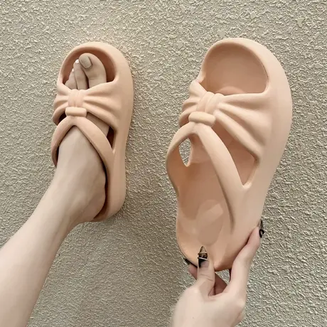 拖鞋女夏季外穿2024新款时尚网红室内家居凉拖洗澡防滑软底沙滩鞋商品大图