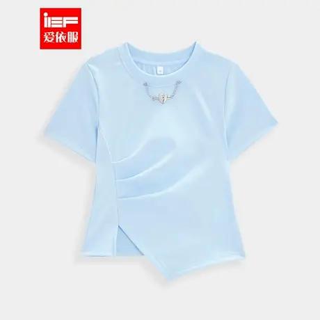 MINIIEF【爱依服童装】上衣2025夏季新款韩版洋气可爱女童百搭T恤图片