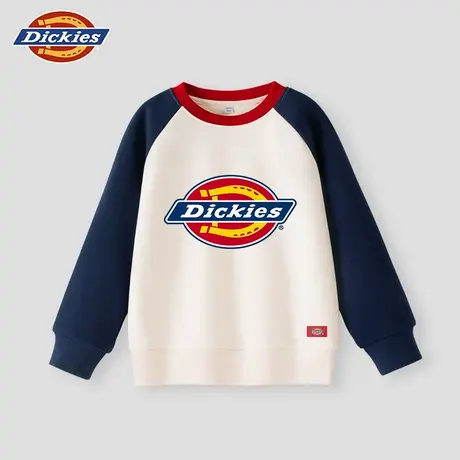 Dickies童装男童卫衣秋季儿童秋款美式休闲上衣男孩撞色拼接衣服A图片