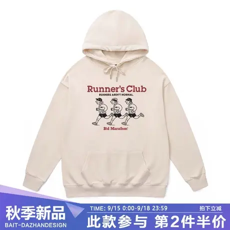 chic学院风卫衣女美式休闲慵懒运动风春秋季2023新款潮流外套男生商品大图