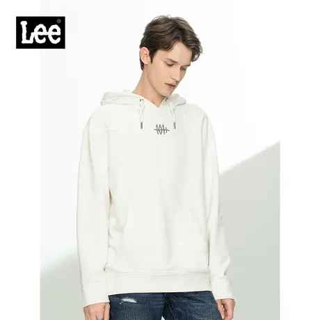 Lee商场同款21秋冬新品101+舒适版多色男连帽卫衣LMT001165CST图片
