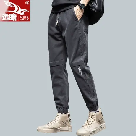 春季休闲裤男直筒修身束脚裤男士百搭长裤男装百搭春秋款裤子男款商品大图
