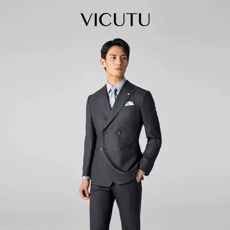 【Pt 30】VICUTU威可多100%羊毛西服上衣男高级商务西装商品大图