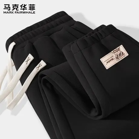 马克华菲裤子男秋季2025新款美式宽松运动卫裤男士休闲束脚长裤X商品大图