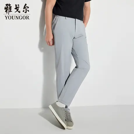 【商场同款】雅戈尔男士长裤春季新款官方商务休闲上班穿长裤男商品大图