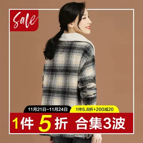 【清仓杪限时1件5折】加厚保暖棉衣棉服宽松外套冬季图片