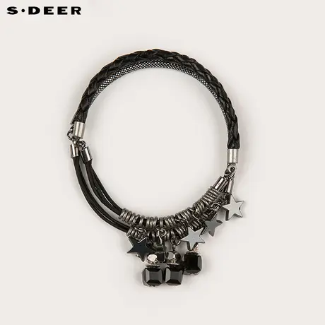 sdeer【🚌新品】🚍圣迪奥女装现代感几何装饰手链S16284309图片