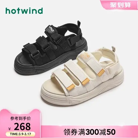 热风2024年夏季新款女士时尚凉鞋商品大图