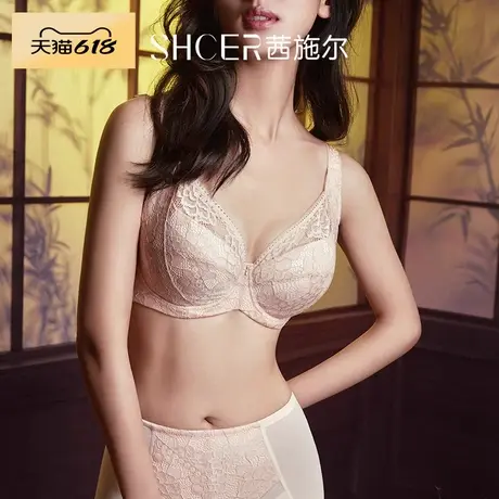 【商场同款】茜施尔内衣女夏季聚拢上托侧收包容全罩杯文胸S8947W商品大图