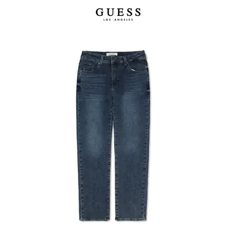 【38上新季】GUESS 男士休闲百搭直筒裤商务通勤微弹牛仔裤图片