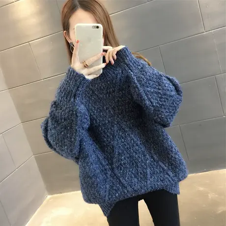 毛衣女装2024年新款春秋季女士春款春装宽松外穿上衣打底衫洋气潮图片