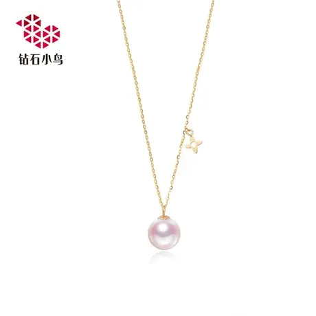 Zbird/钻石小鸟18K AKOYA海水珍珠套链7.5-8mm-小幸运-NH337商品大图