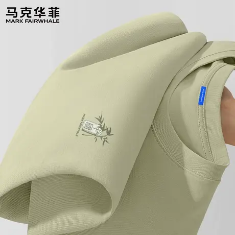马克华菲国潮长袖t恤男秋季2025新款潮牌纯棉打底衫男款复古上衣X商品大图